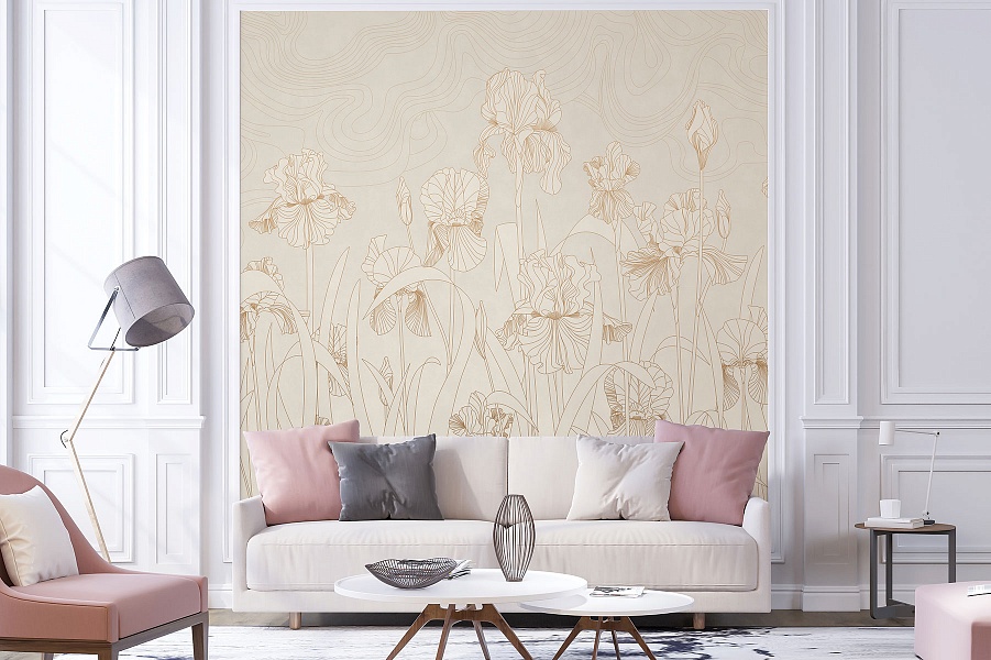 Обои Line Art | AF2139-COL4