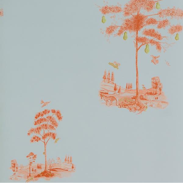Обои Kit Kemp | Pear Tree Sunset Orange