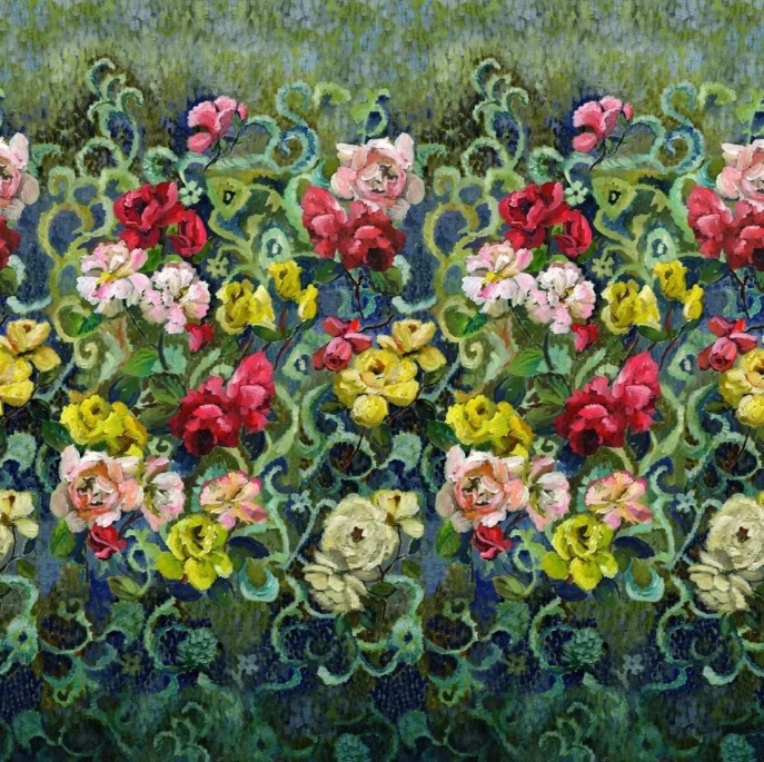 Обои Tapestry Flower Panels | PDG1153-01